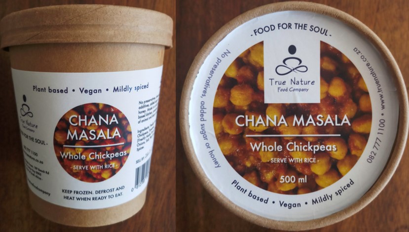 Chana Masala - Whole Chickpeas Dahl (Supplied Frozen) - 500ml