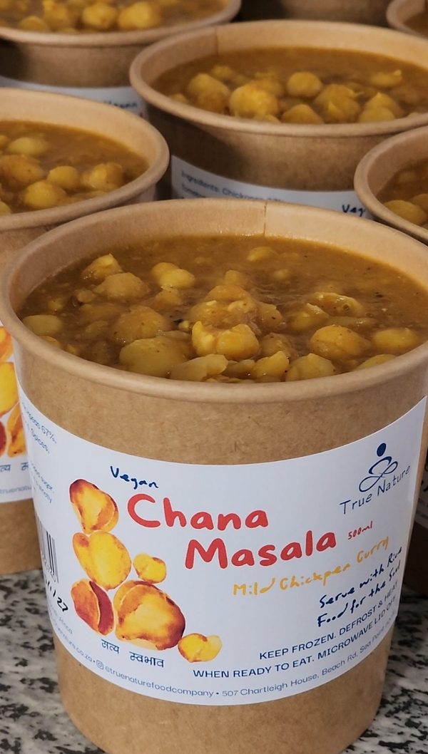 Chana Masala, straight from the tub