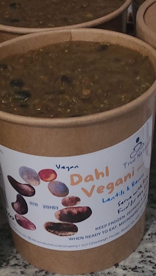 Dahl Vegani, straight from the tub