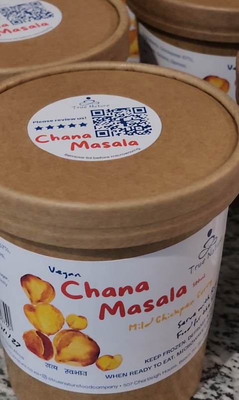 True Nature tubs, freshly labelled